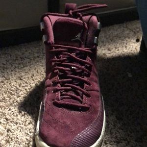 Maroon jordan 12